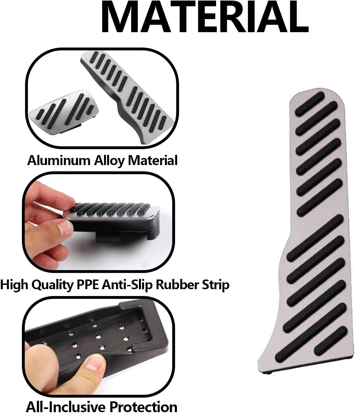 2016 - 24 Camaro Aluminum Gas and Brake Pedal Covers | Next-Gen Speed