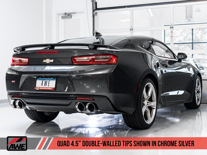 2016 - 24 6th Gen Camaro SS/ZL1 Track Axle-back Exhaust - Quad Exhaust image 3