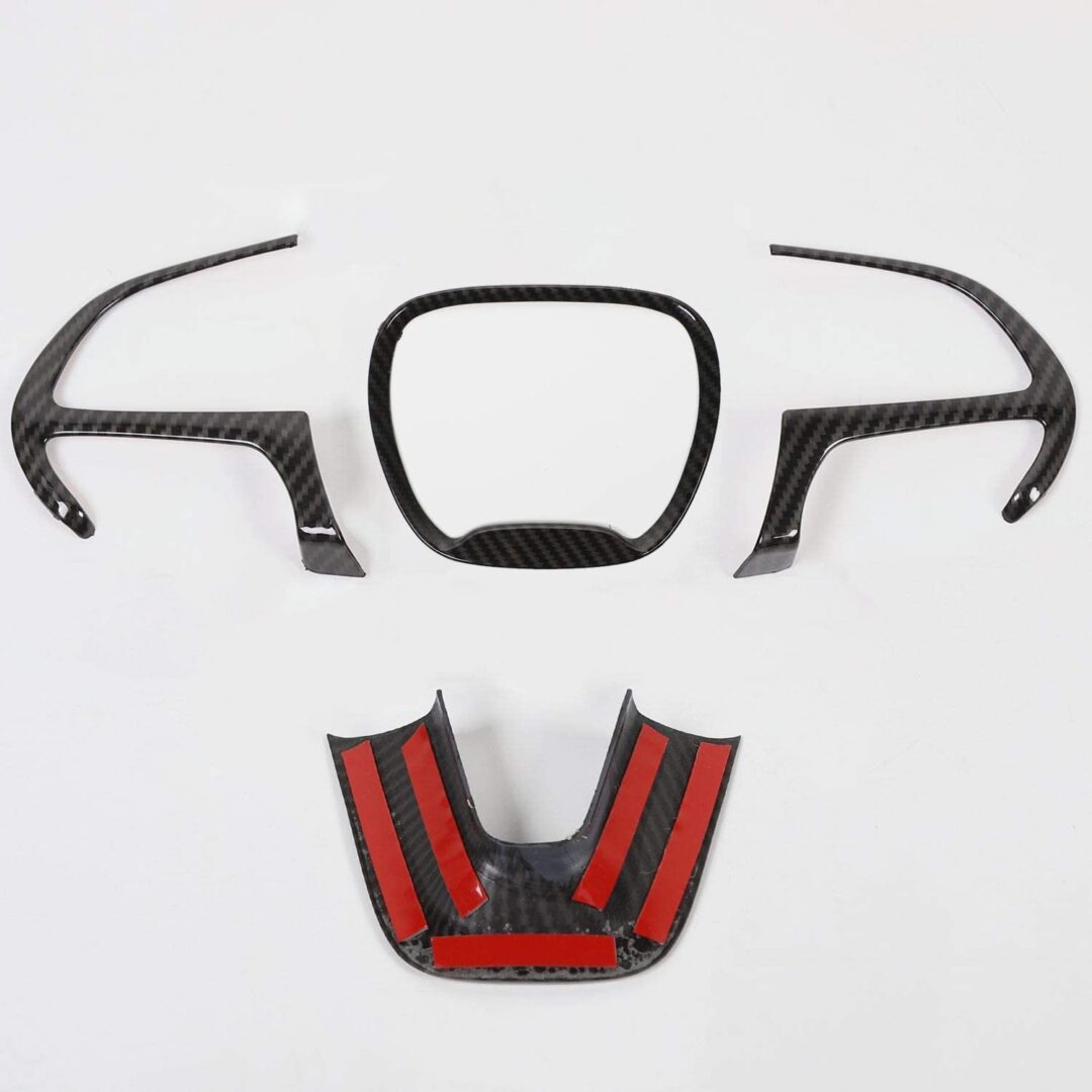 2015+ Dodge Challenger/Charger/Durango Hydro-Carbon Fiber Steering Wheel Trim Kit