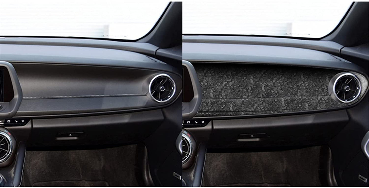2016 - 24 Camaro Forged Carbon Passenger Dashboard Cover | Next-Gen Carbon
