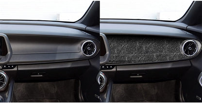 2016 - 24 Camaro Forged Carbon Passenger Dashboard Cover | Next-Gen Carbon