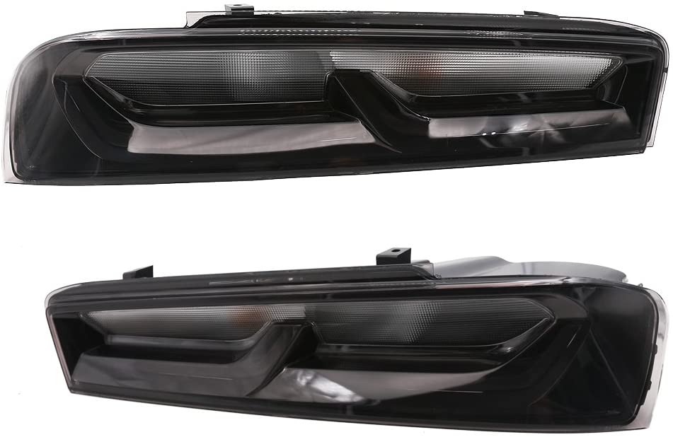 2016 - 18 Camaro Darkened Smoked OEM Style Tail Lights