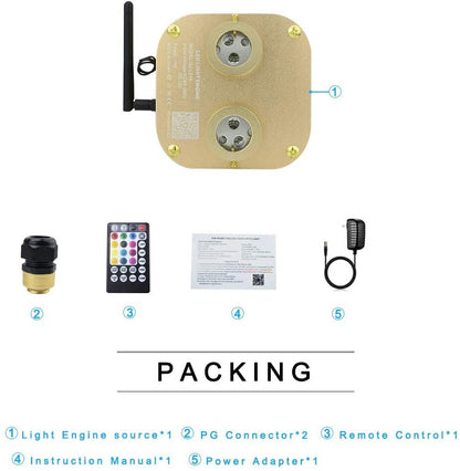 Starlight Headliner Ceiling 20W Dual Projector Kit (Ultra Bright + Twinkle)