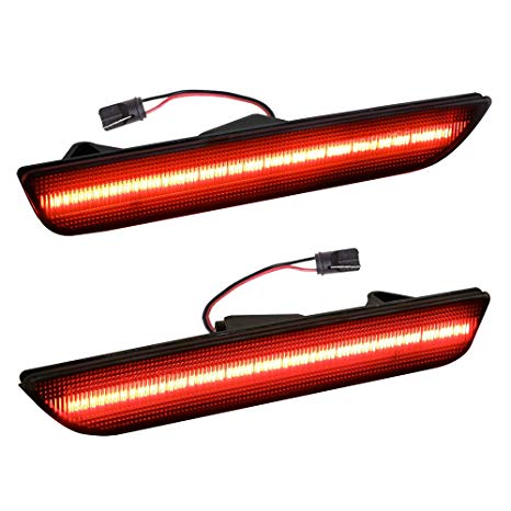 2015 - 23 Ford Mustang Smoked LED Side Markers