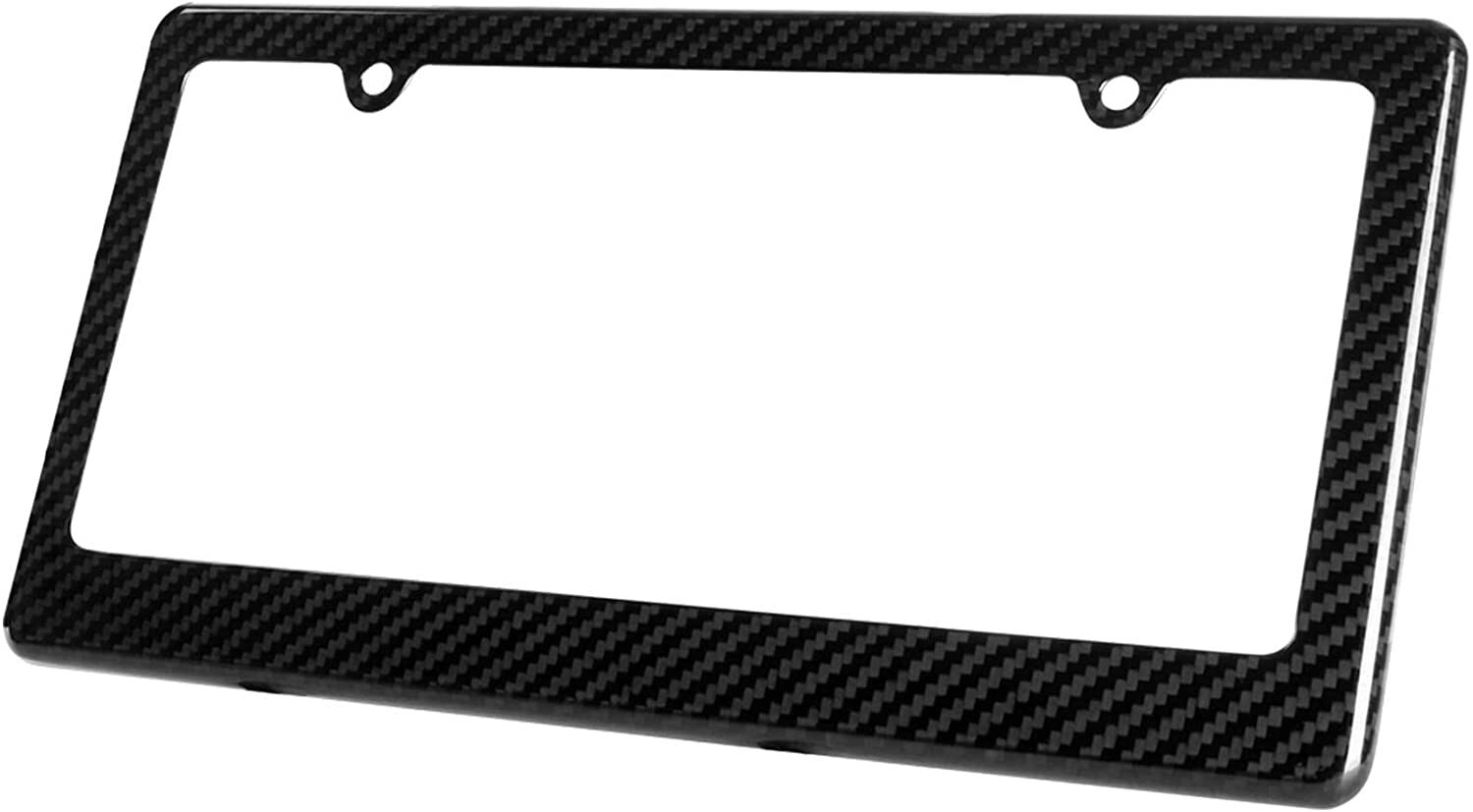 Vehicle Carbon Fiber License Plate Frame