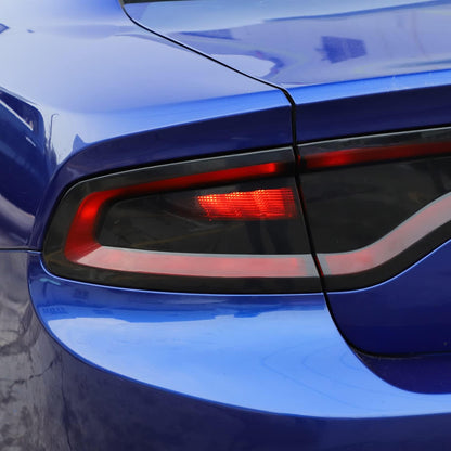 2015-24 Dodge Charger Smoked Tail Light Full Covers