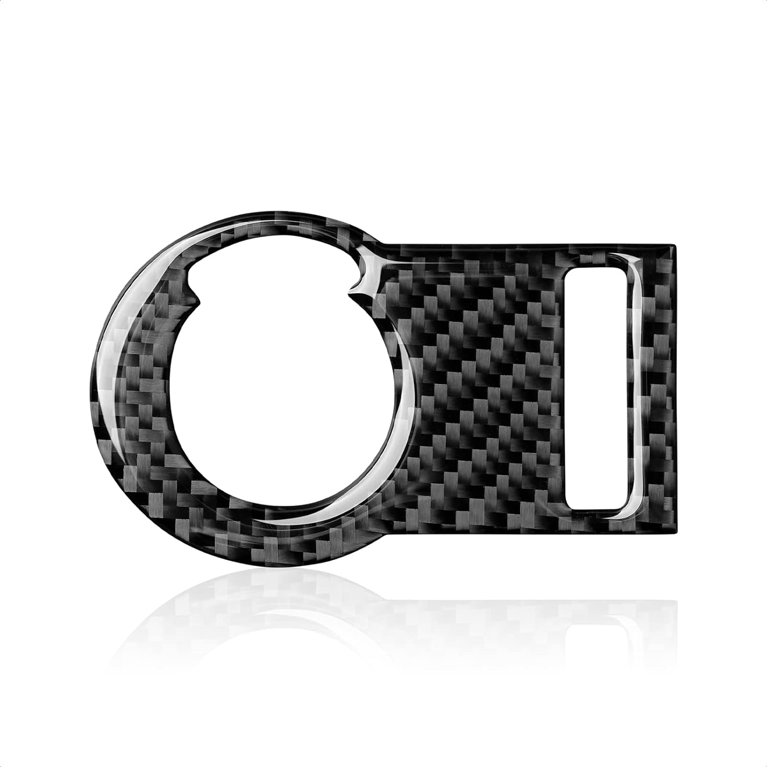 2010 - 15 Camaro Real Carbon Fiber Headlight Switch Trim Overlay | Black / Red Carbon