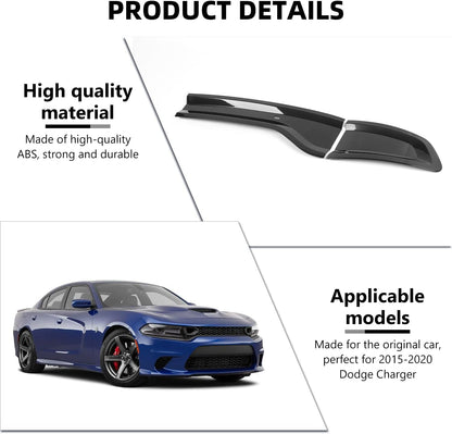 2015-24 Dodge Charger Smoked Tail Light Full Covers