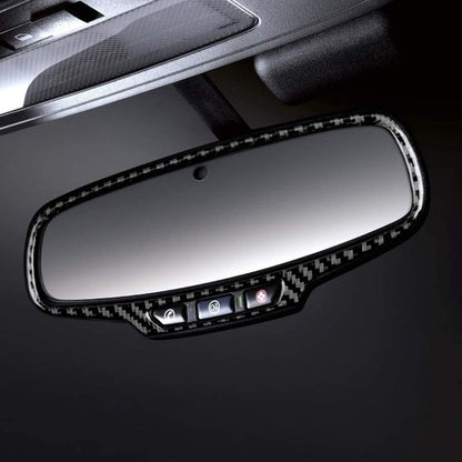 2010 - 15 5th Gen Camaro Carbon Fiber Rear-View Mirror Trim Overlay | Next-Gen Carbon