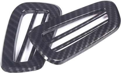 C8 Corvette Hydro-Carbon Fiber Side Vent Defogger Trim Covers