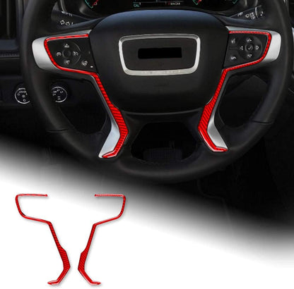 2015 - 20 Canyon Carbon Fiber Steering Wheel Trim Kit | Next-Gen Carbon