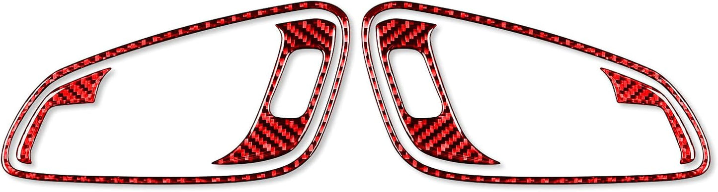 2015 - 20 GMC Canyon / Chevy Colorado Carbon Fiber Interior Door Handle Trim Kit | Next-Gen Carbon