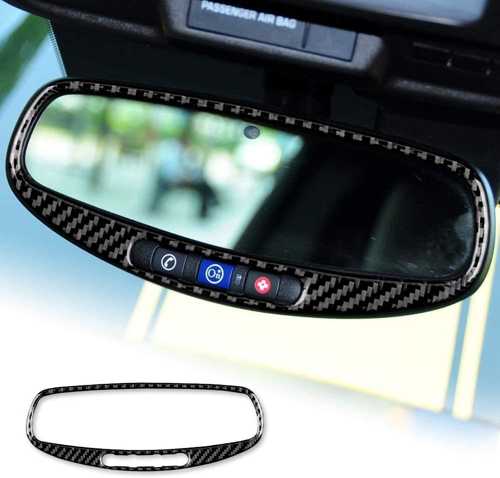2010 - 15 5th Gen Camaro Carbon Fiber Rear-View Mirror Trim Overlay | Next-Gen Carbon