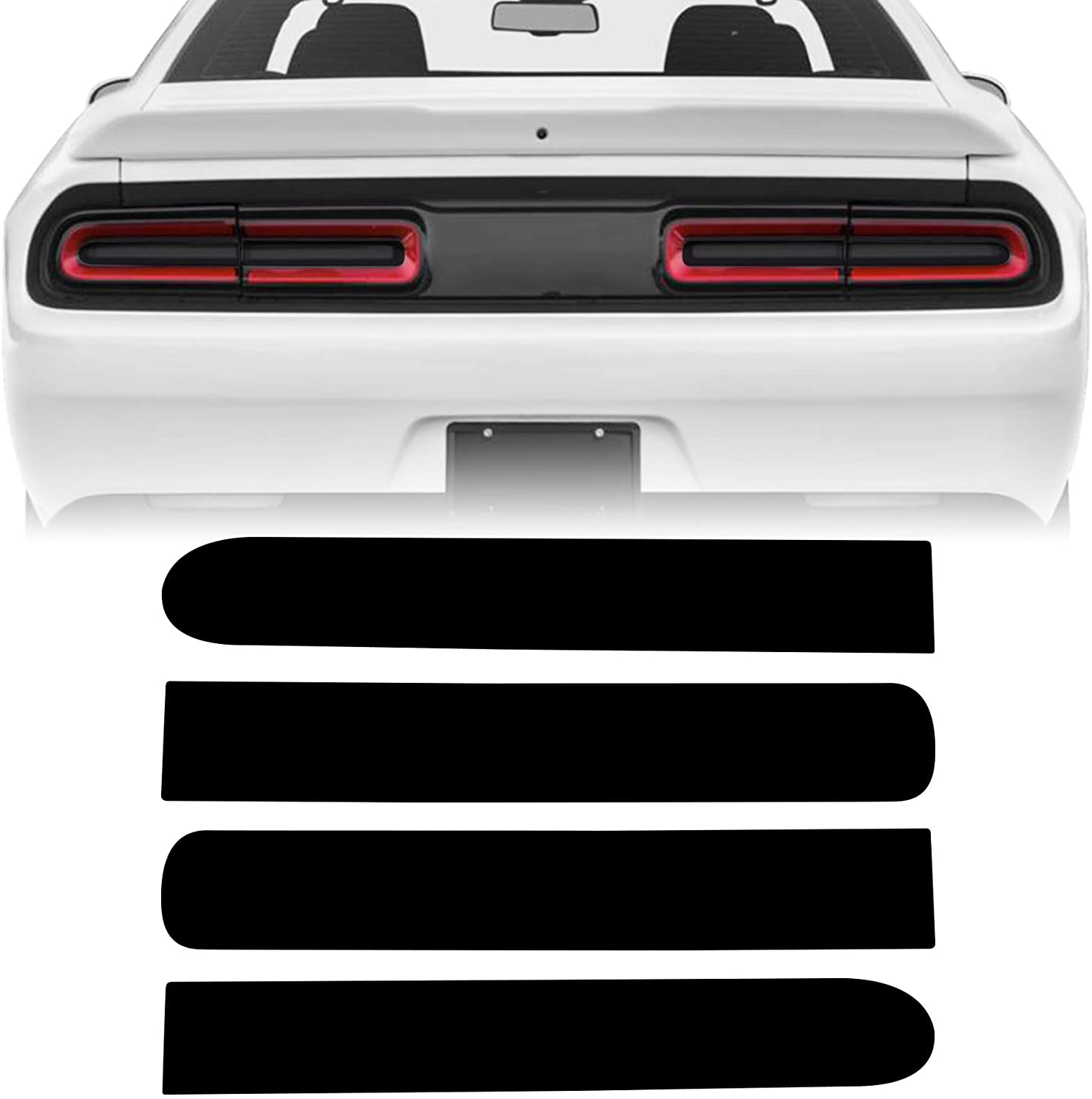 2015 - 24 Dodge Challenger Precut Tail Light + Side Marker Tint