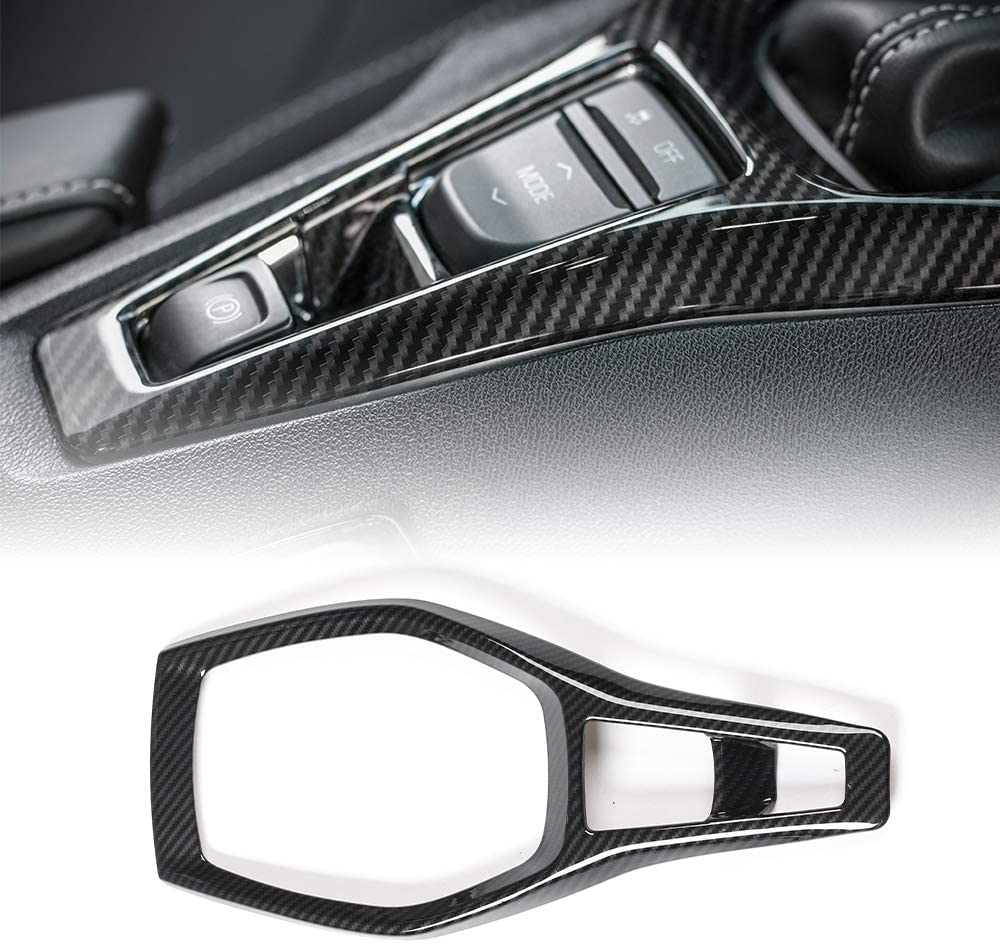 2016 - 24 Camaro Carbon Fiber Look Shifter Gearbox Trim Cover