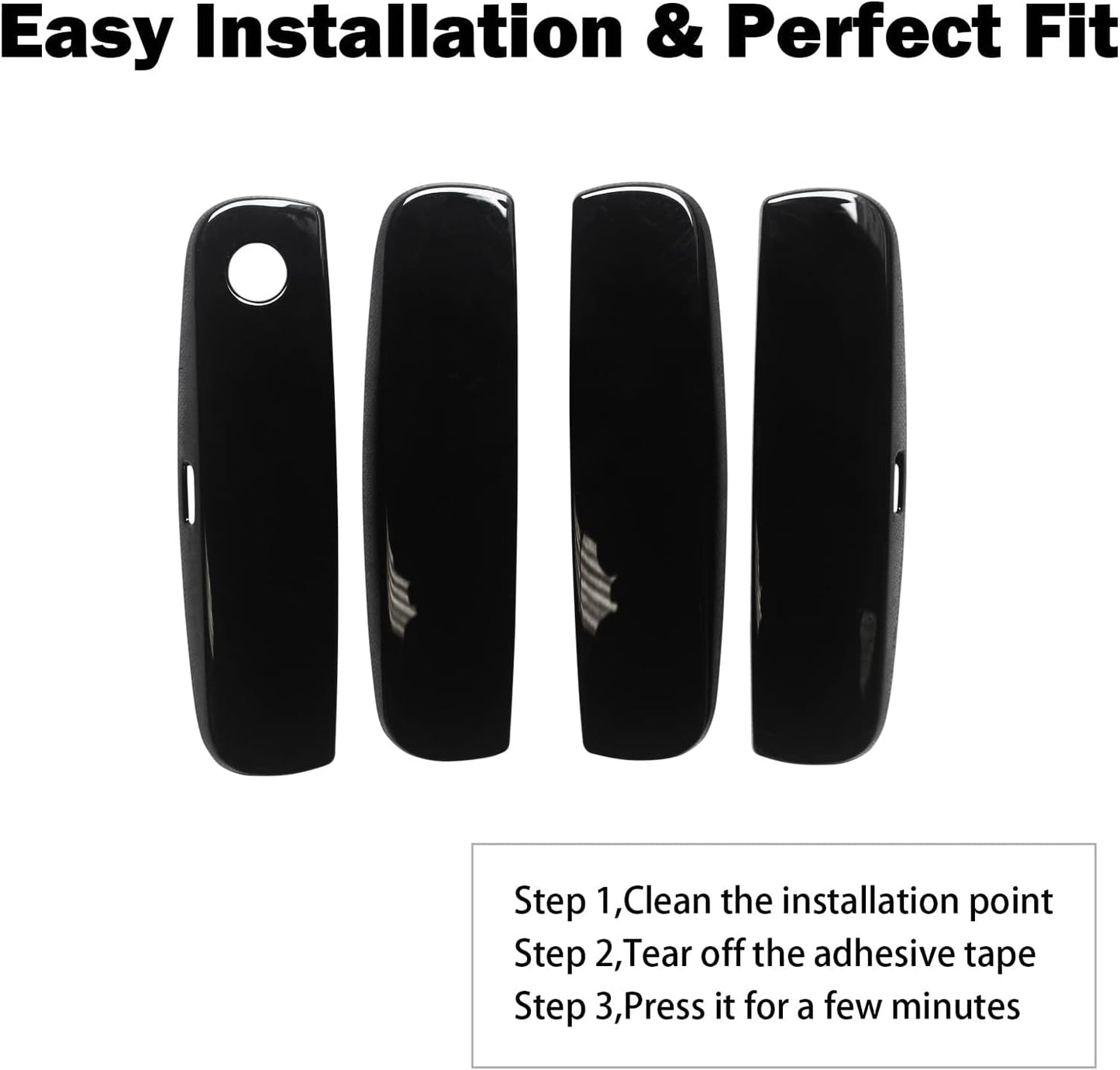 2015 - 24 Dodge Charger Gloss Black Exterior Door Handle Covers