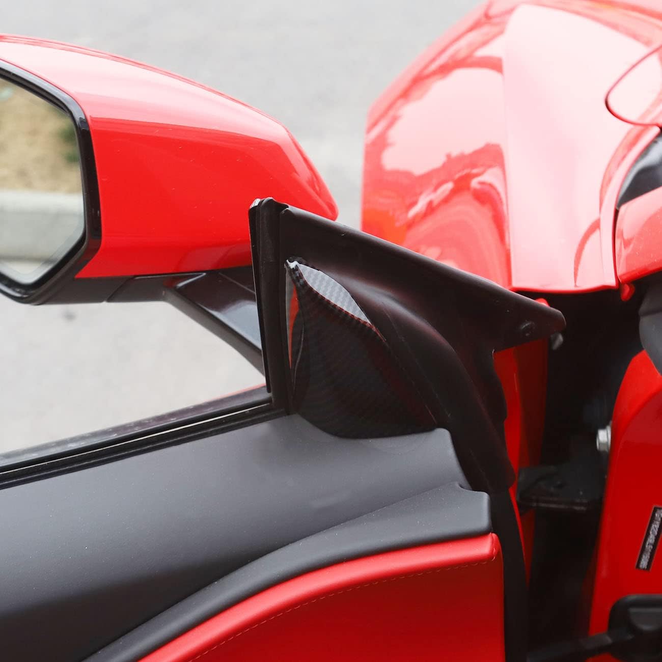 C8 Corvette Hydro-Carbon Fiber Interior A-Pillar Cover