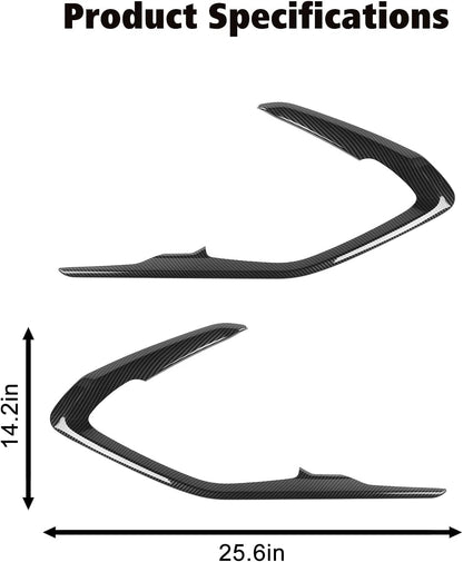 2016-24 Camaro Carbon Fiber Interior ABS Door Surround Trim Bezel Cover