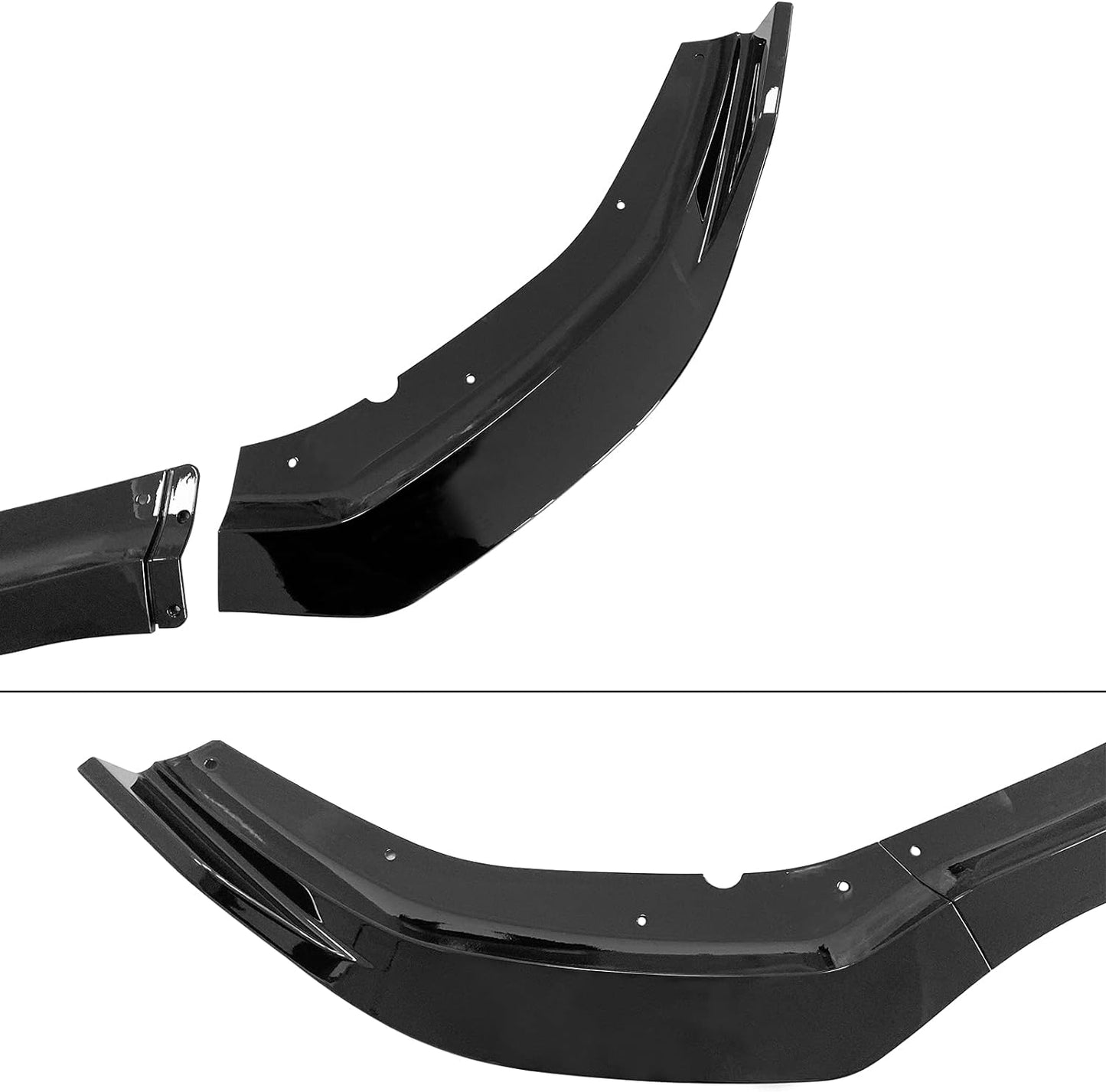 2020 - 23 Charger Widebody Gloss Black Front Bumper Lip 4PC