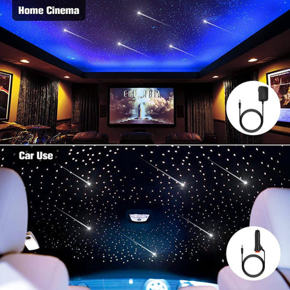 Star Light Meteor/Shooting Star Headliner LED Ceiling Kit - Twinkle | Dual Port | Assorted | Bluetooth/Remote image 2