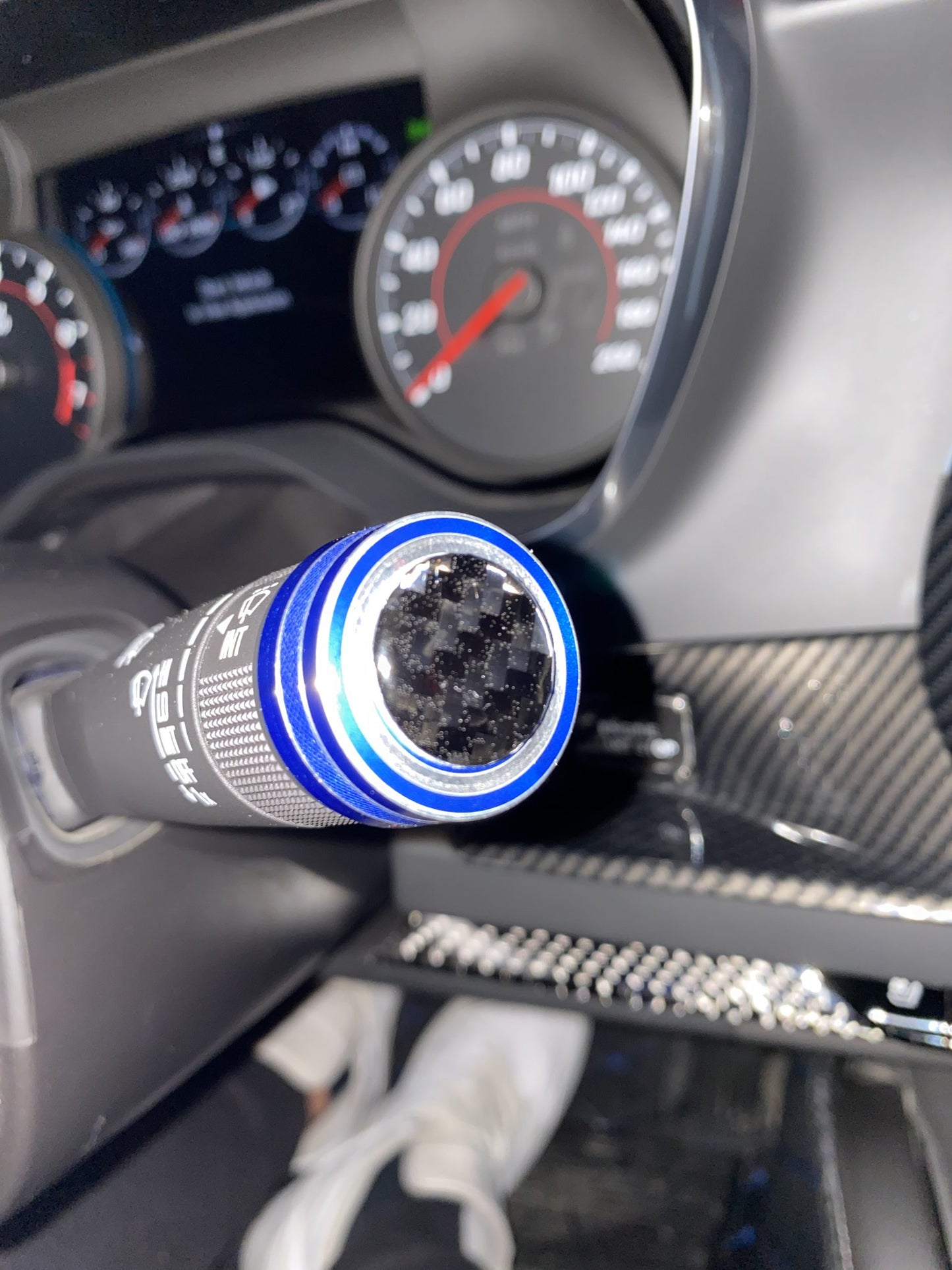 2016 - 24 6th Gen Camaro Carbon Fiber Wiper/Signal Switch Covers | Next-Gen Carbon