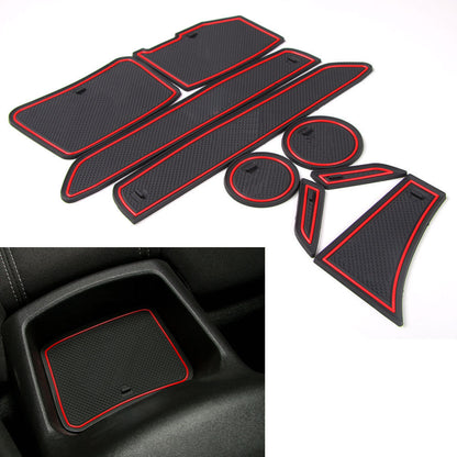 2016 - 24 Camaro Interior Non-Slip Rubber Mats (9 PC) image 3