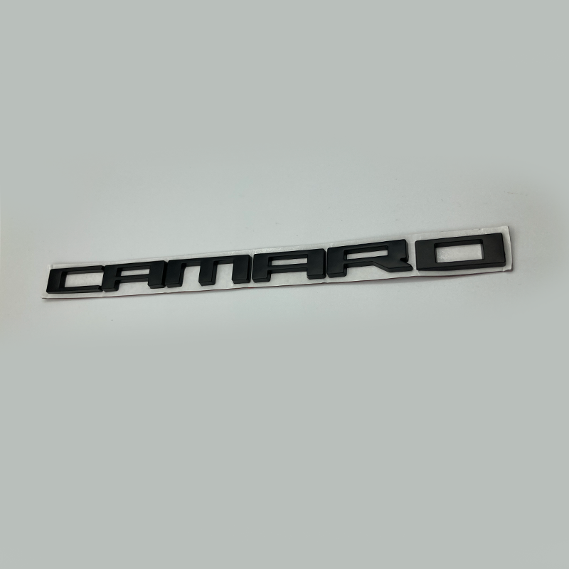 2010 - 24 Camaro Fender Badge Camaro Logo | Black / Red