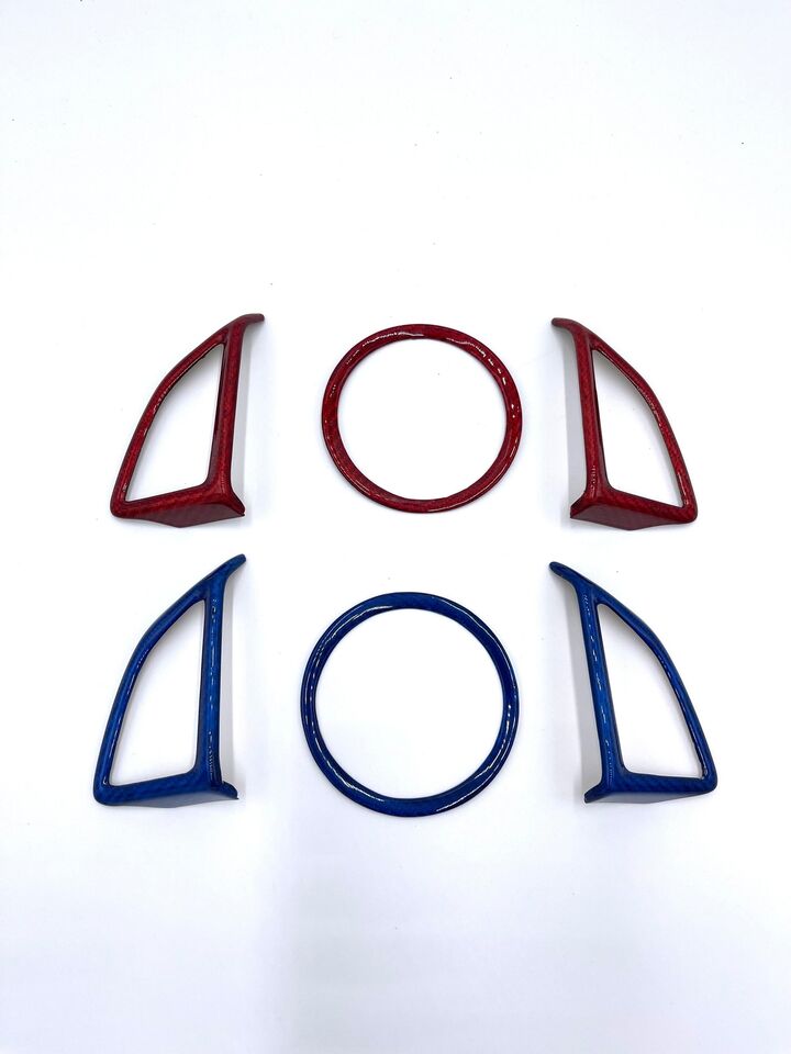 2016 - 24 Camaro Real Carbon Fiber Steering Wheel Trim Cover Kit