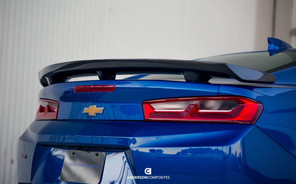 2016 - 24 6th Gen Camaro ZL1 Style Carbon Fiber Spoiler | Anderson Composites