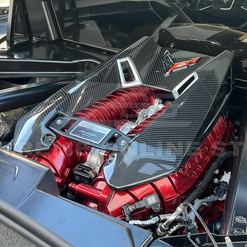 C8 Corvette Z06 5.5L LT6 Carbon Flash Painted Engine Cover