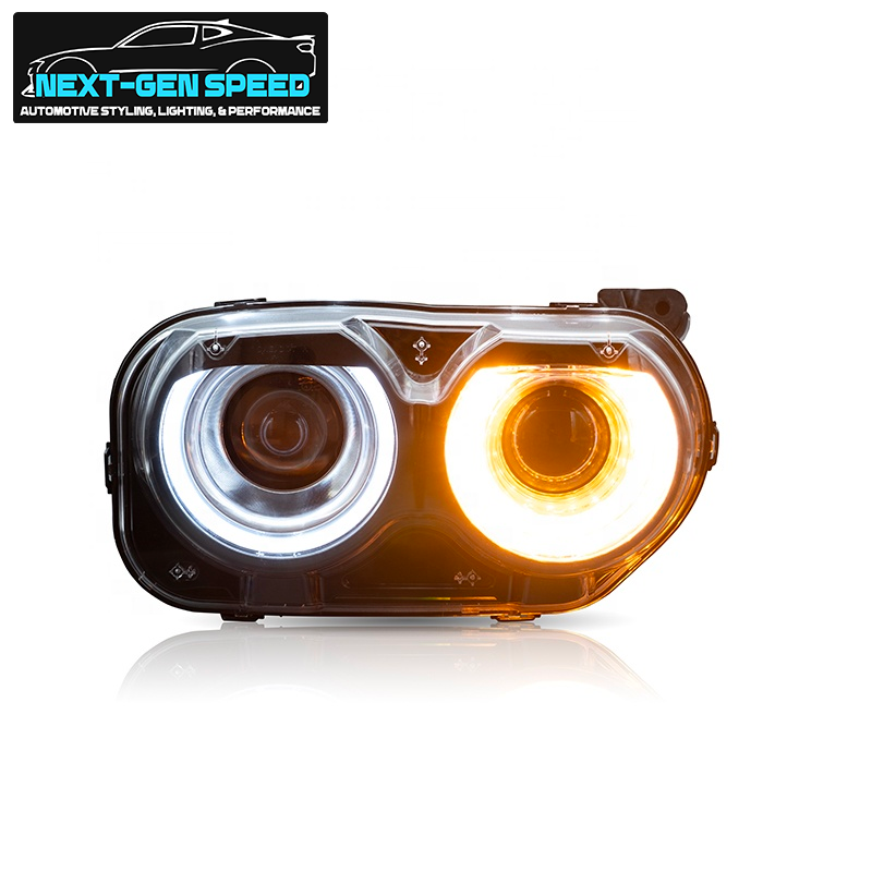 2009 - 14 Dodge Challenger Prebuilt RGB LED Headlights
