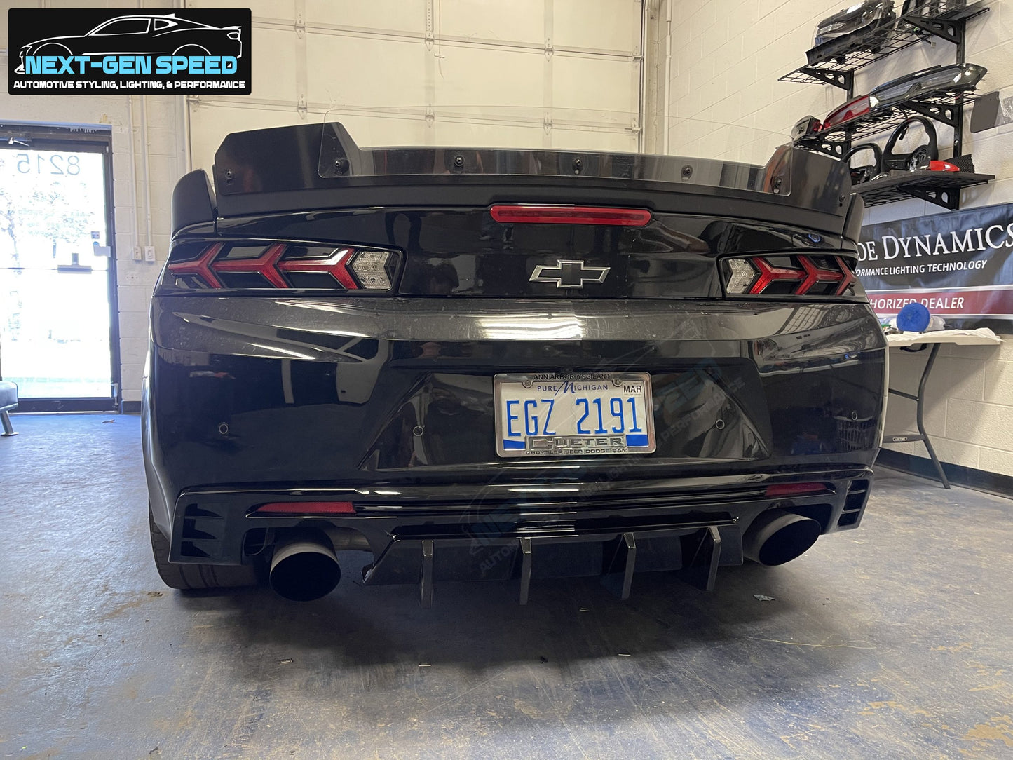 2016 - 24 Camaro Gloss/Matte/Carbon 3PC Diffuser | Single Tip/Quad Tip image 4