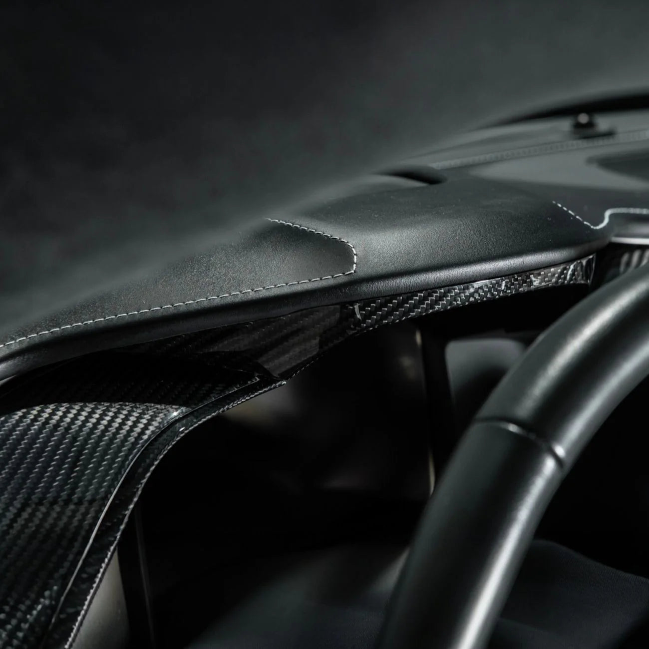 Corvette C7 Dry Carbon Fiber Speedometer Trim Cover Set image 4