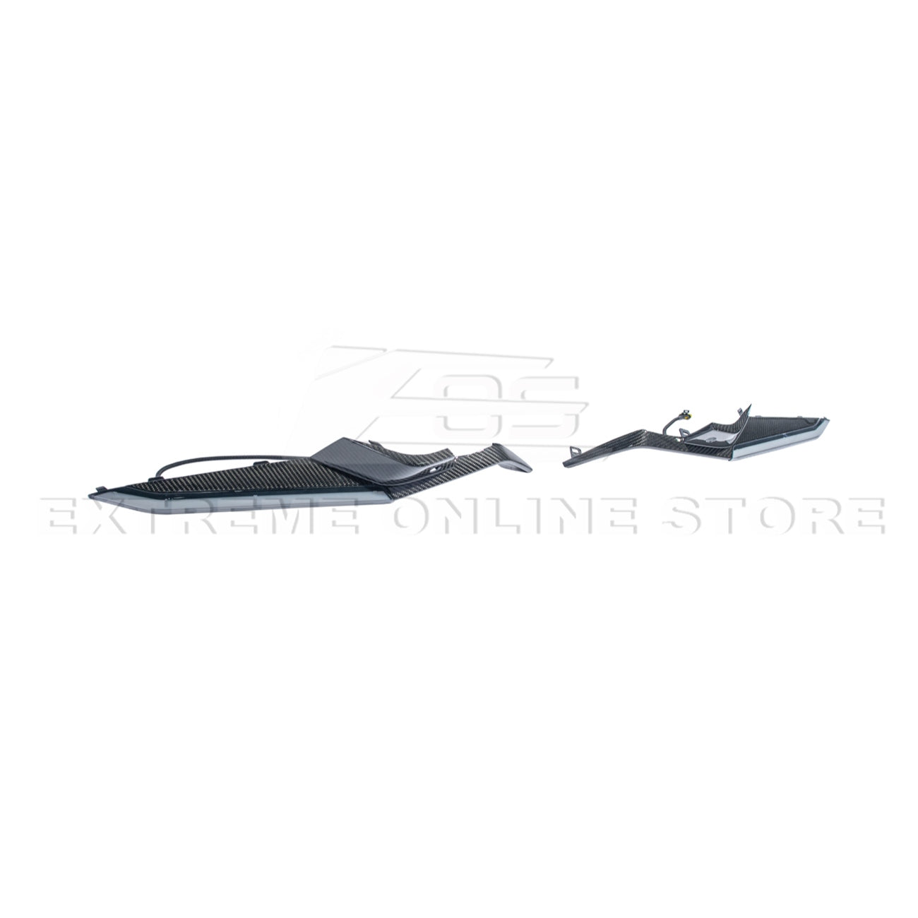 C8 Corvette Z06 RGB Flow LED DRL Light Bar Bezels | Carbon Flash / Carbon Fiber image 6