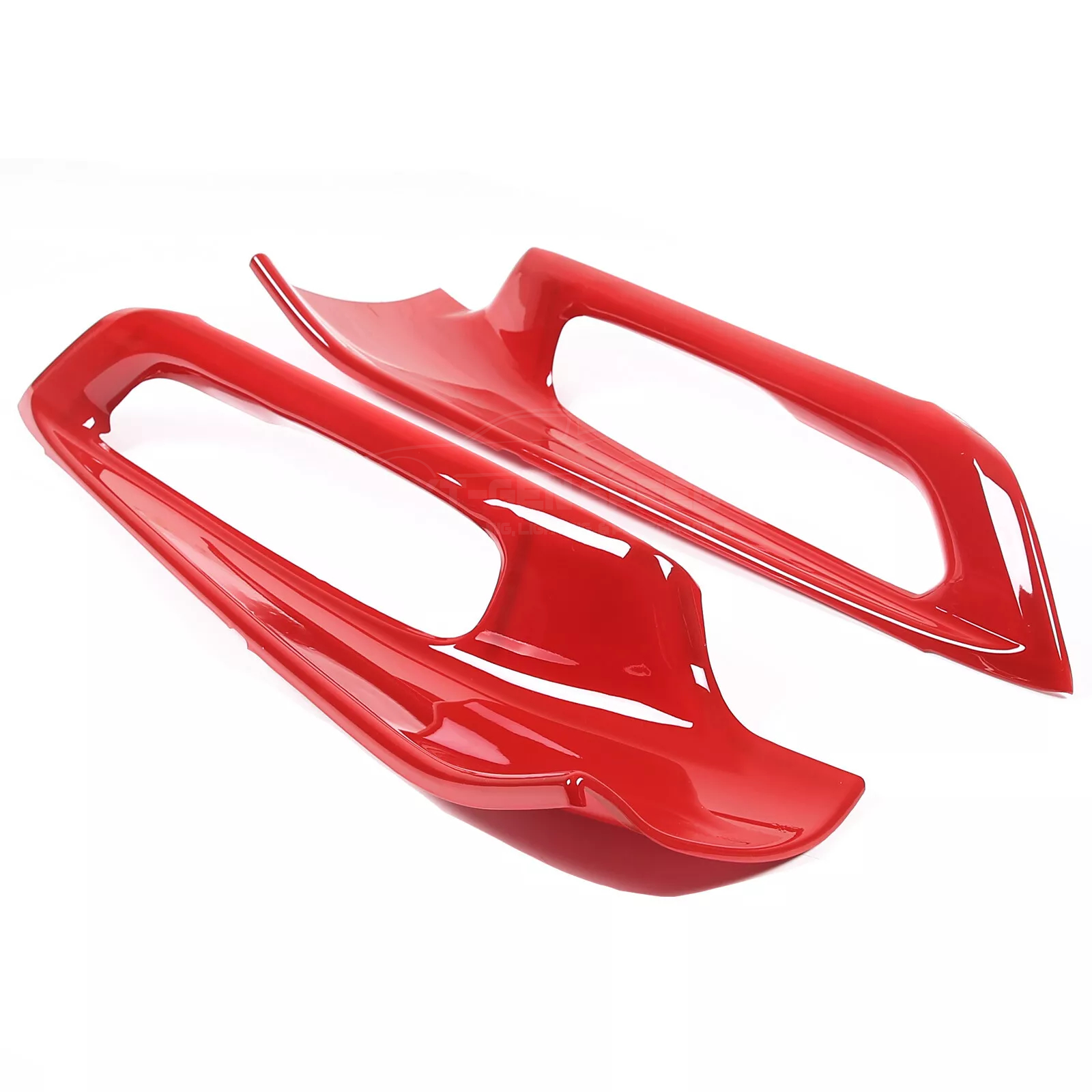 C8 Corvette Red Interior ABS Window Switch Frame Covers
