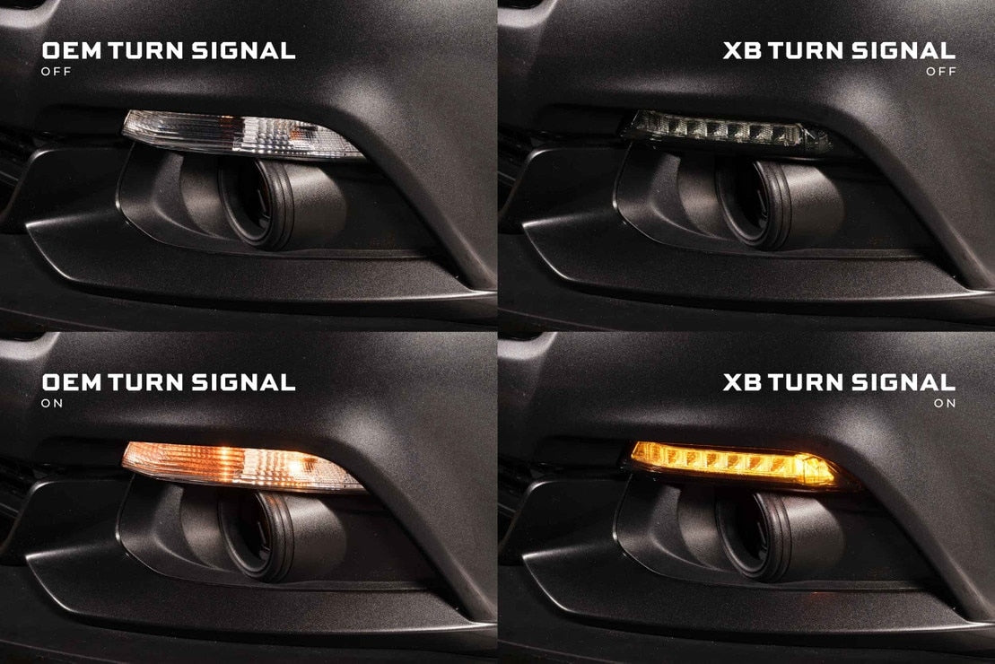 2015 - 17 Mustang Smoked Sequential Morimoto XB LED Turn Signals
