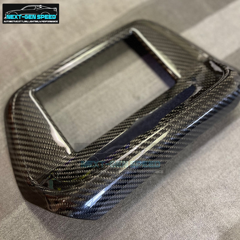 2016 - 24 Camaro LT/RS/LT1 Carbon Fiber 7" Radio Screen Trim Cover | Next-Gen Carbon