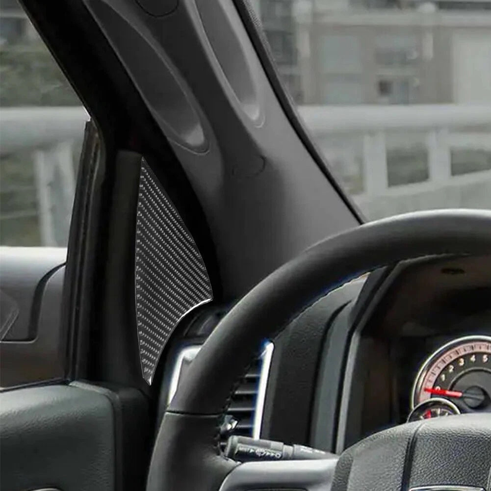 2016 - 18 Dodge Ram Carbon Fiber A-Pillar Trim Kit | Next-Gen Carbon