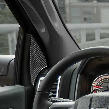 2016 - 18 Dodge Ram Carbon Fiber A-Pillar Trim Kit | Next-Gen Carbon