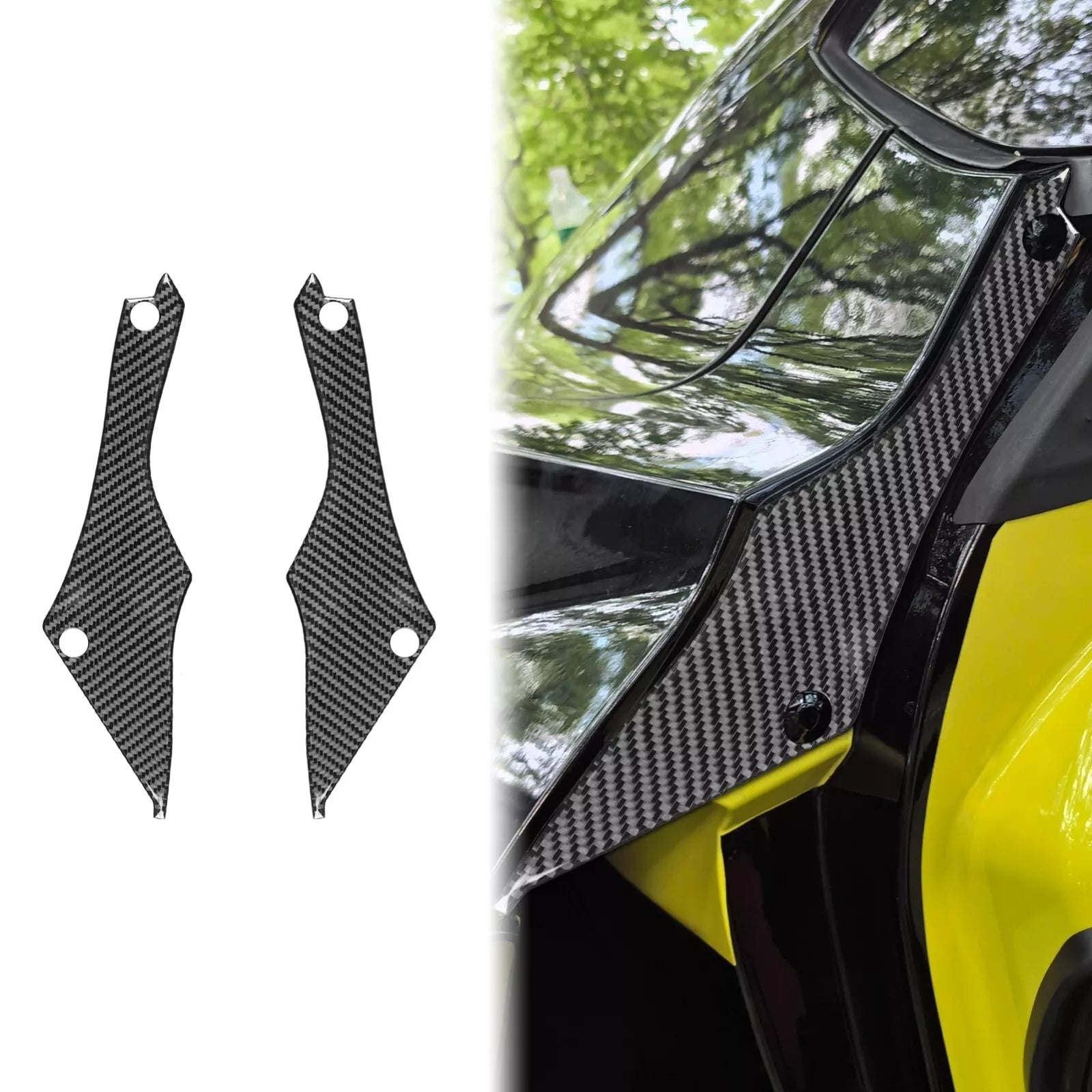 C8 Corvette Carbon Fiber Inner Door Panel Covers