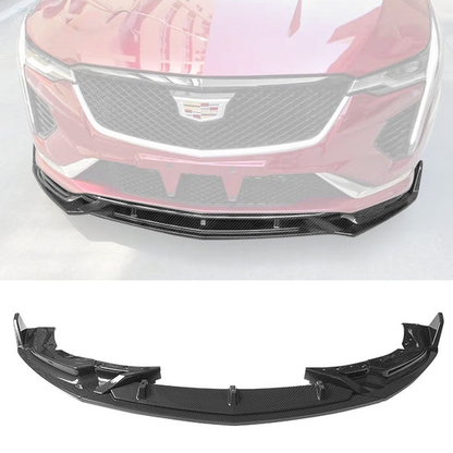 2020 - 22 Cadillac CT4 Front Bumper Splitter Lip | Matte / Gloss / Carbon Fiber