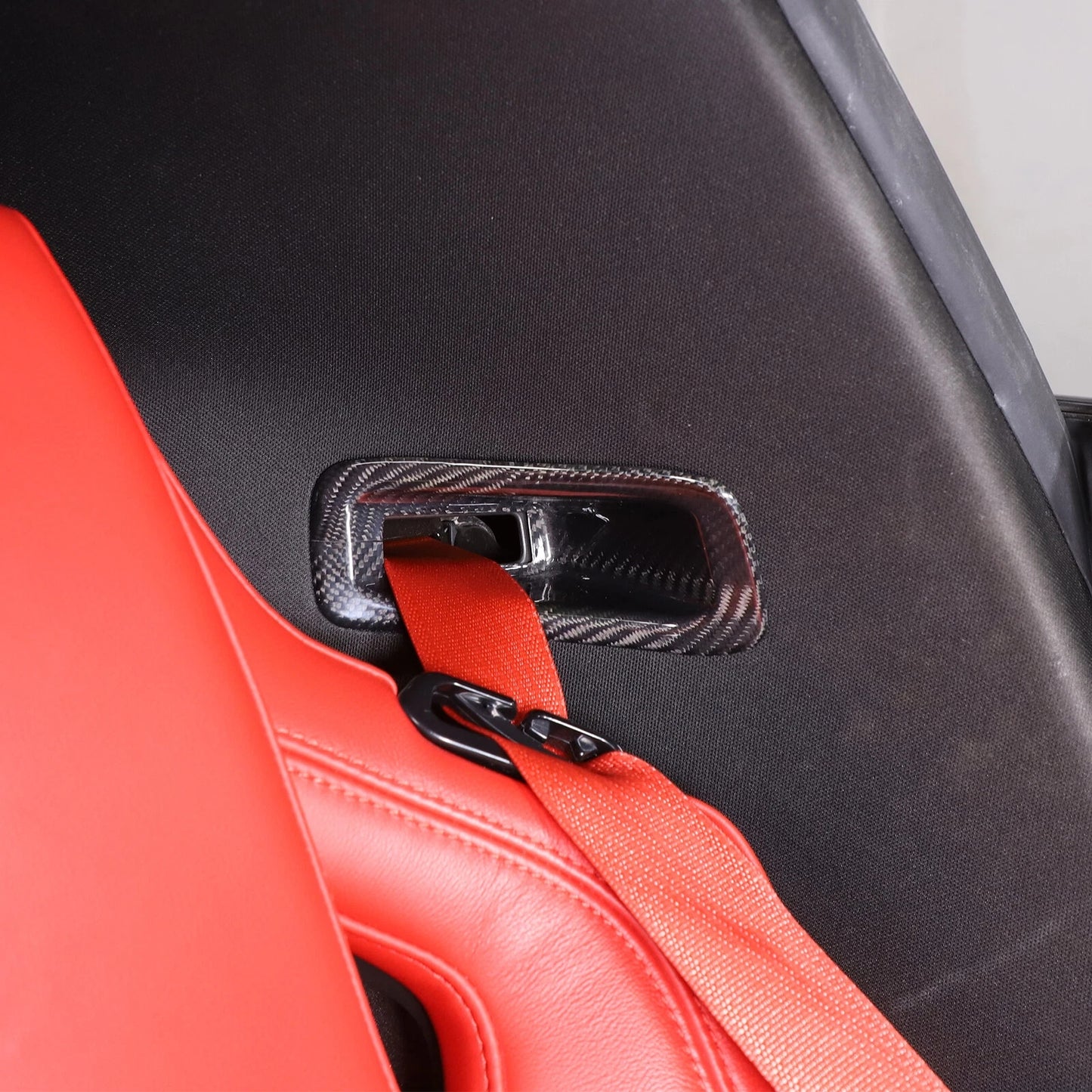 C8 Corvette Real Carbon Fiber Seat Belt Trim Cover | Stingray / Z06