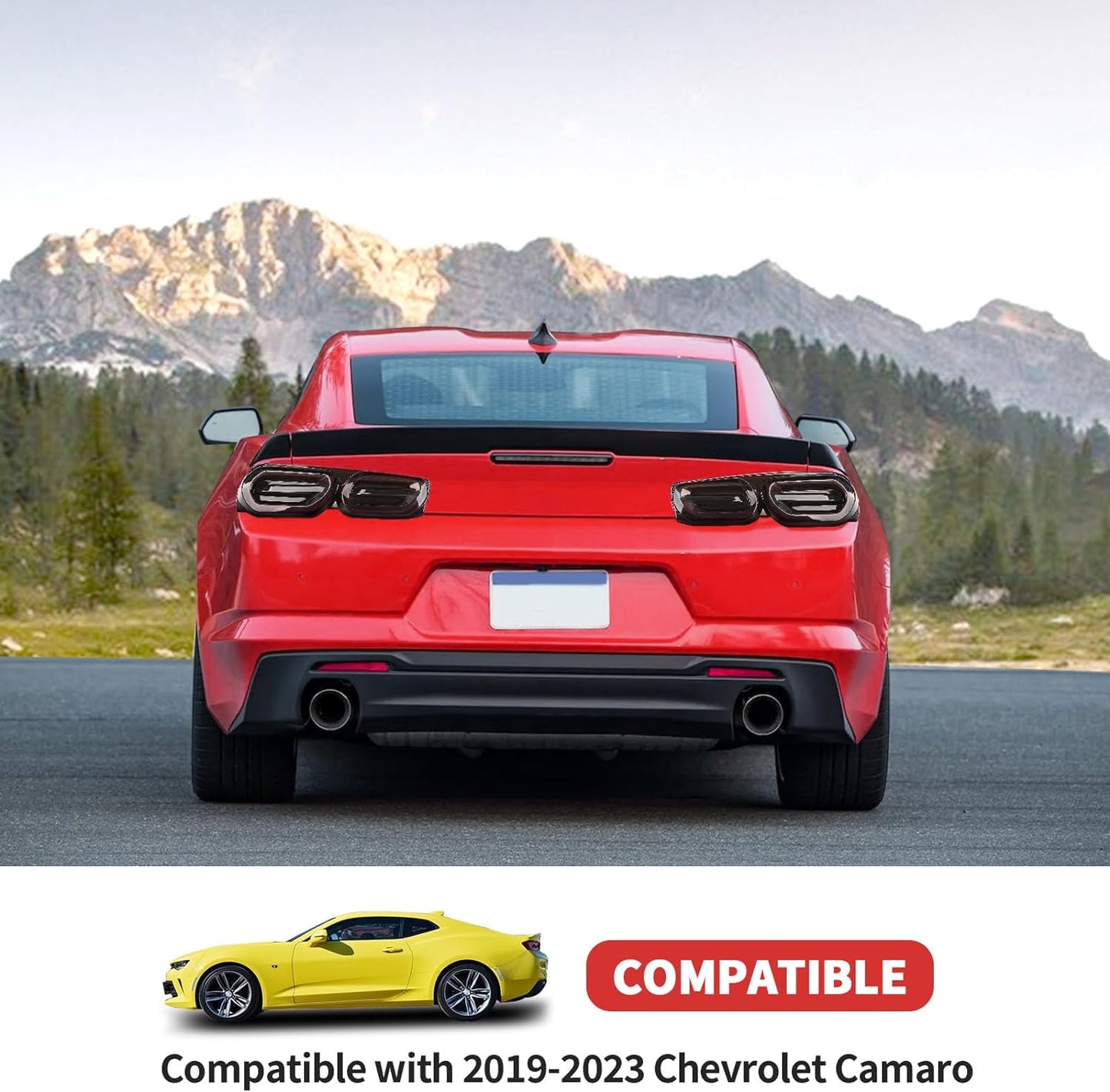 2019 - 24 Camaro Smoked Tail Light Covers