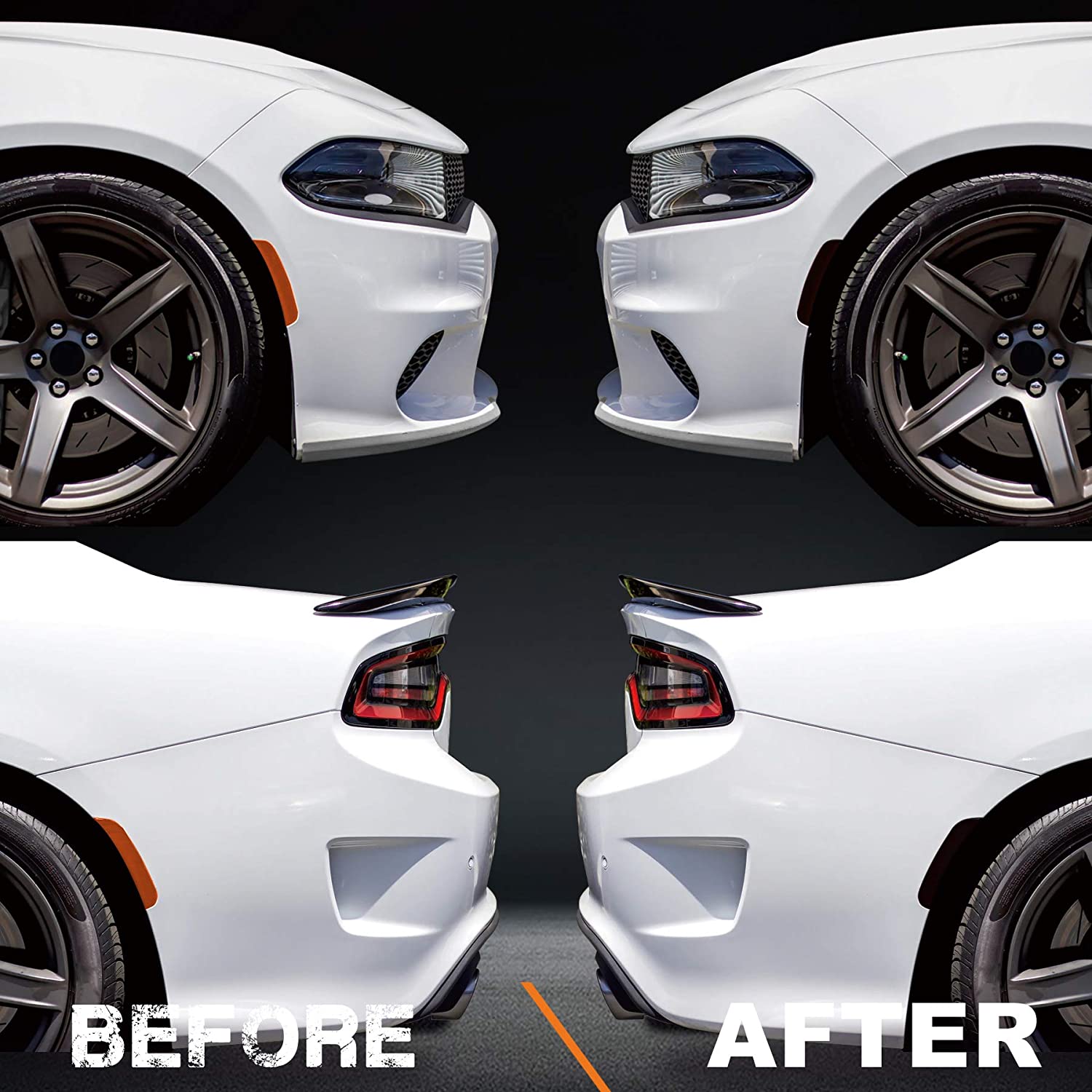 2015 - 24 Dodge Charger Precut Side Marker Tint