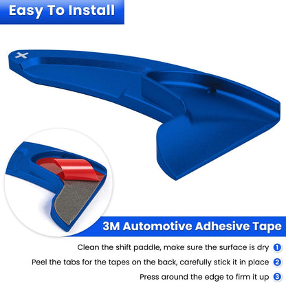 Paddle Shifter Extensions (Red/Blue)  | 2015 - 2024 Dodge Charger