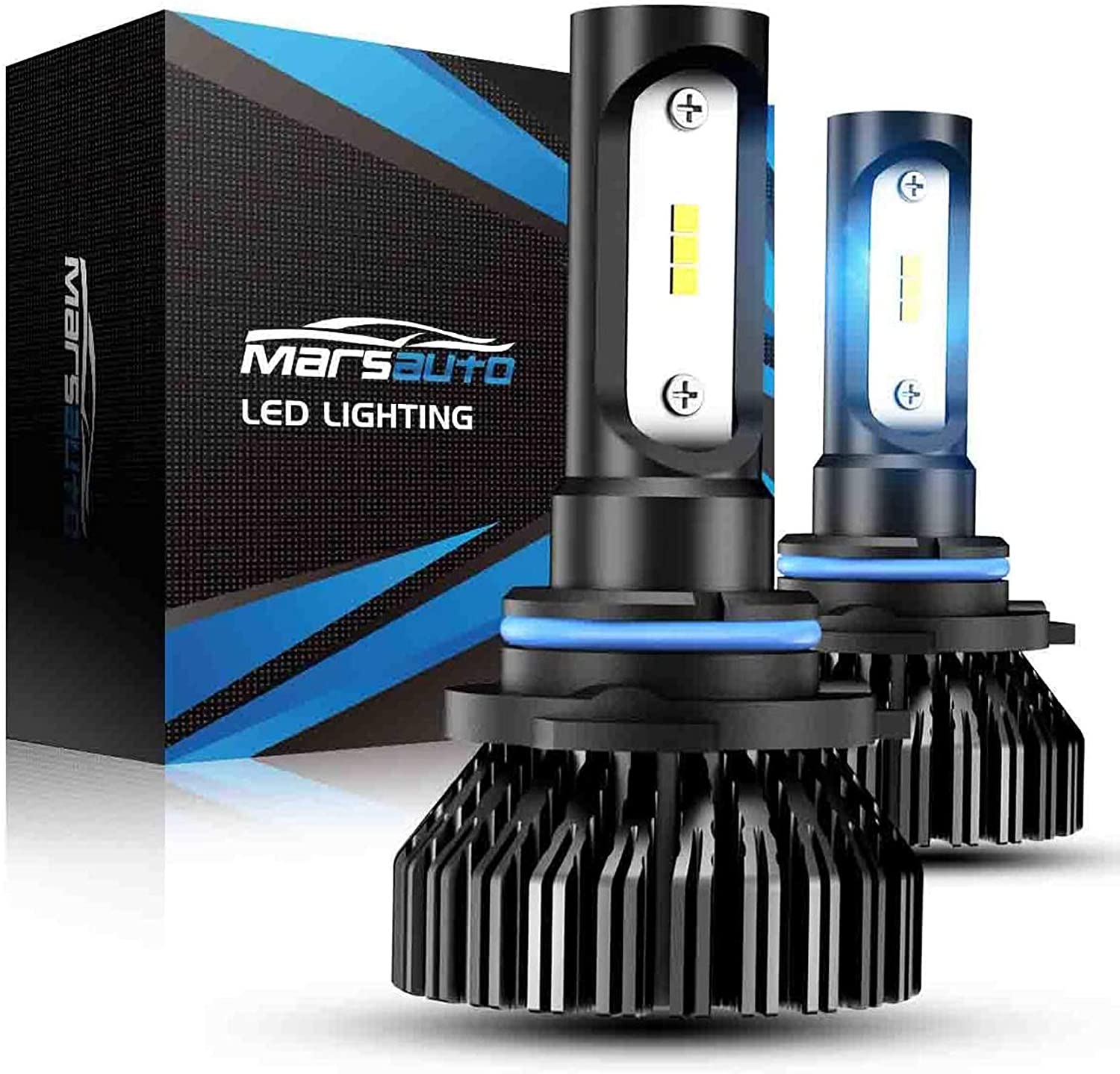 9005 LED 8000LM 6000K Car Headlight Bulbs