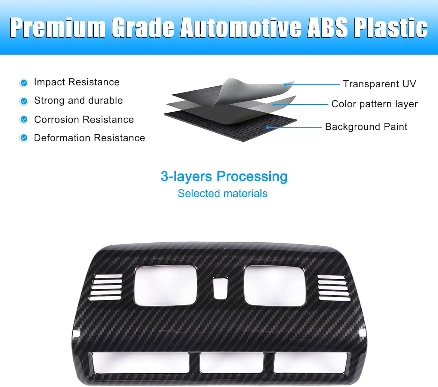 C8 Corvette Hydro-Carbon Fiber Interior Roof Panel