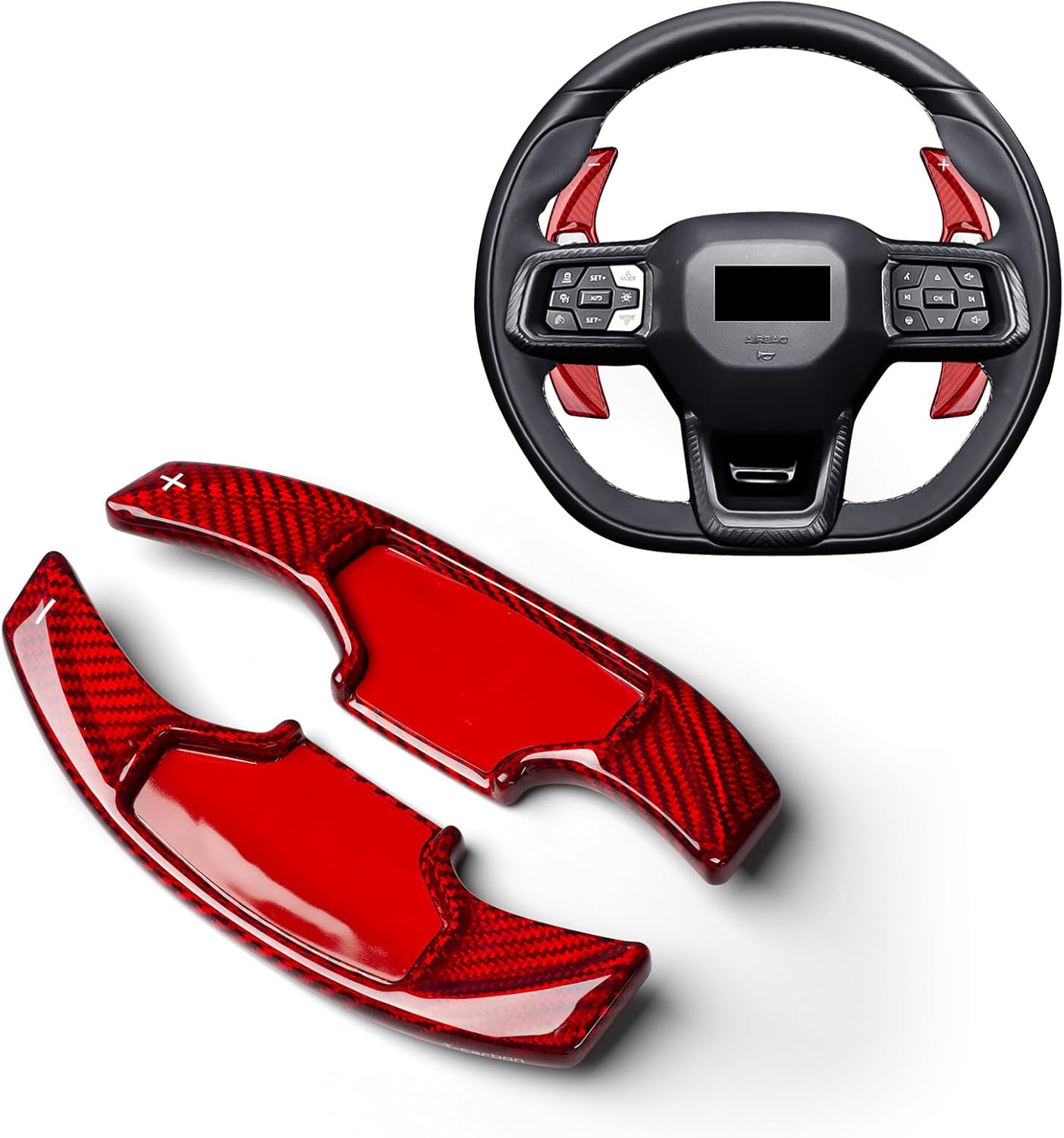 2024+ Mustang S650 Carbon Fiber Paddle Shifter Covers