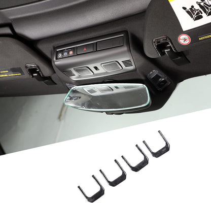 C8 Corvette Soft Carbon Fiber Sun Visor Clip Trim