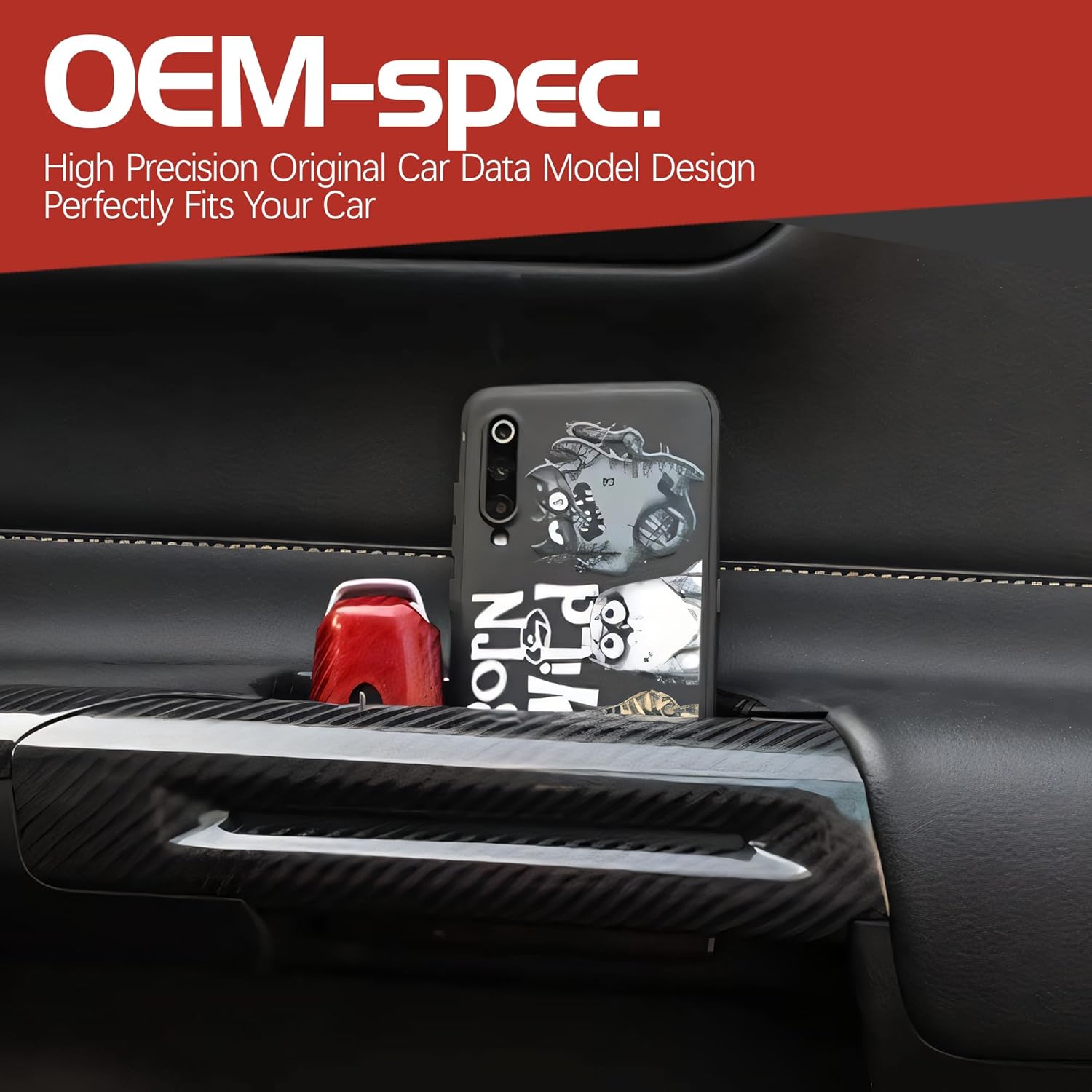 2015 - 23 Ford Mustang Door Handle Pocket Organizer